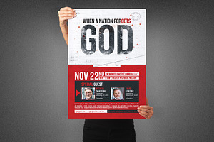 When A Nation Forgets God Poster