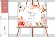 Wedding cards set blush peach & rust, an Invitation Template by Alewiena (Thumbnail 9 of 13)