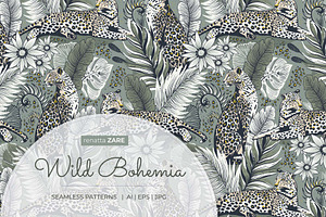 Wild Bohemia Vector Patterns