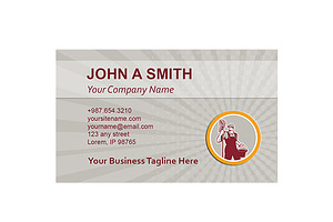 Business Card Template Janitor Holdi