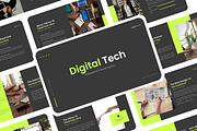 Digital Tech Creative PowerPoint, a Presentation Template by Hammad Arif (Thumbnail 1 of 3)