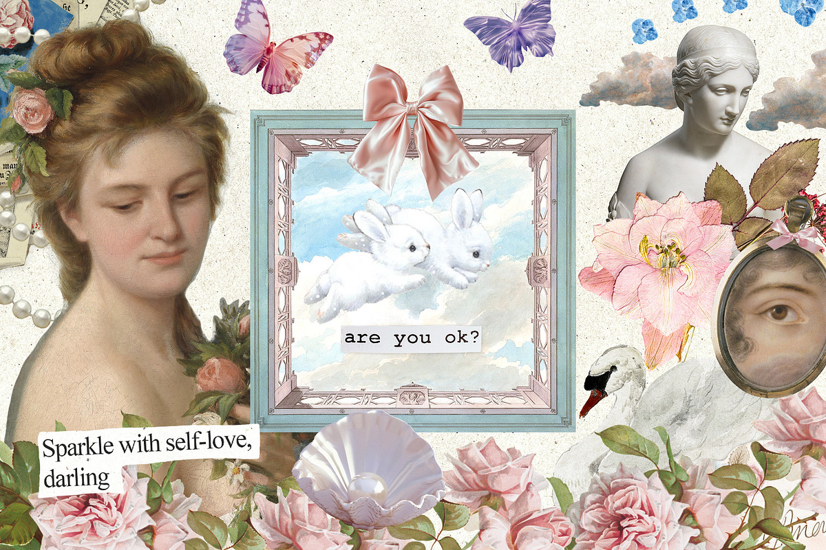 MUSE: Dreamy Collage Pack 190+, an Object Graphic by lerinartstudio (Photo 3 of 8)