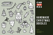 Handmade Christmas Doodles, an Object Graphic by Scredeck (Thumbnail 2 of 5)