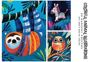 Colorful Animal Illustrations, an Animal Illustration by Digital Art Creations