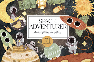 Space astronaut clipart