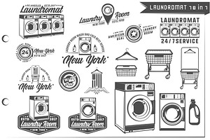 18 in 1 Set of Laundromat