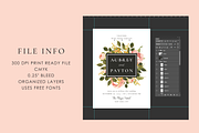 Peonies – wedding set, an Invitation Template by Helen Halik art (Thumbnail 10 of 10)