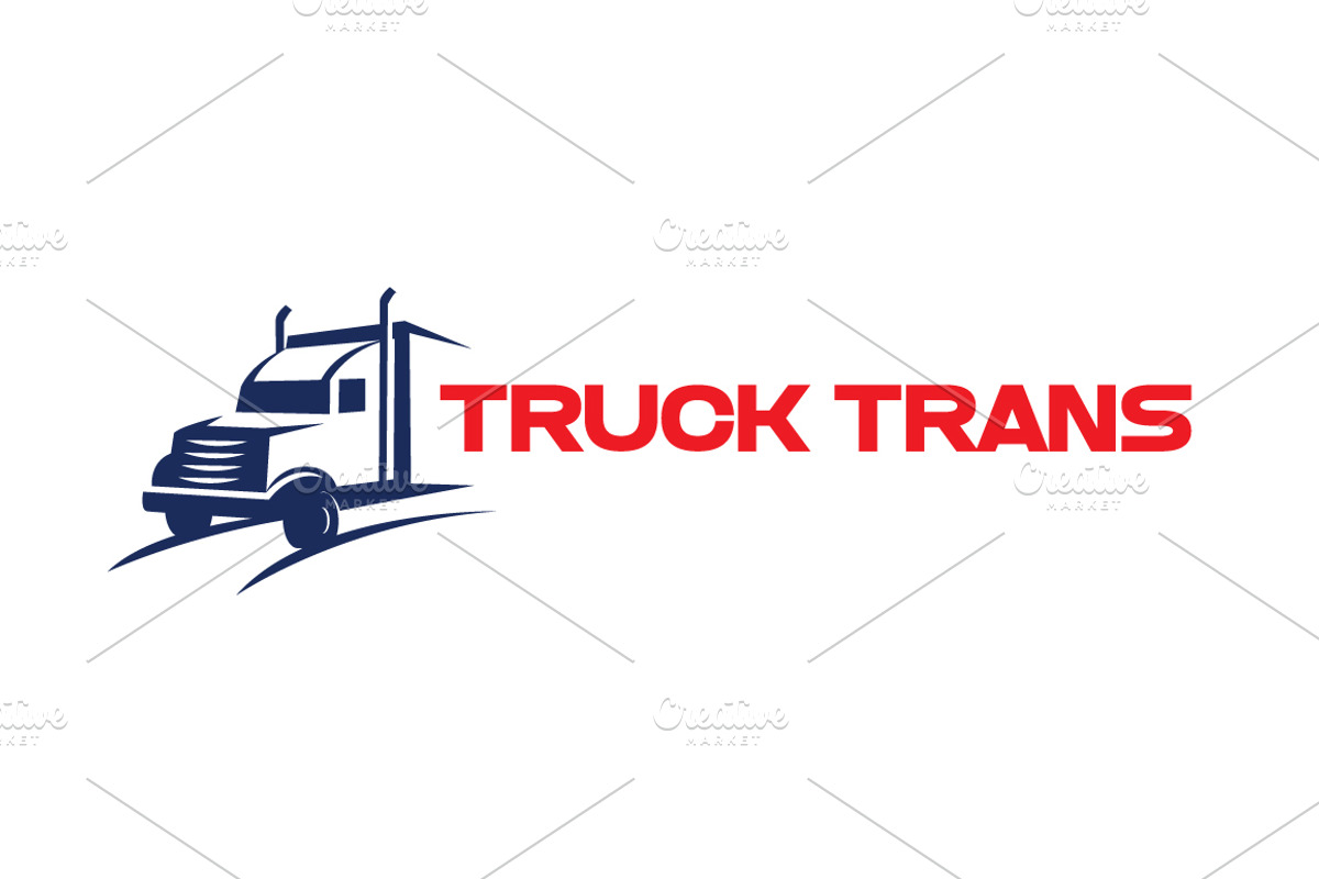 Truck Trans Logo, a Branding & Logo Template by menangan studio (Photo 2 of 2)