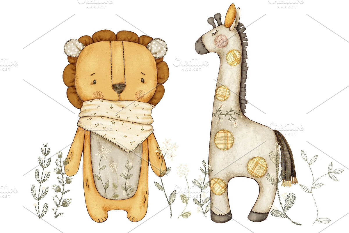 Stitched with Love Seamless Pattern, a Pattern Graphic by MouseGrey (Photo 10 of 12)