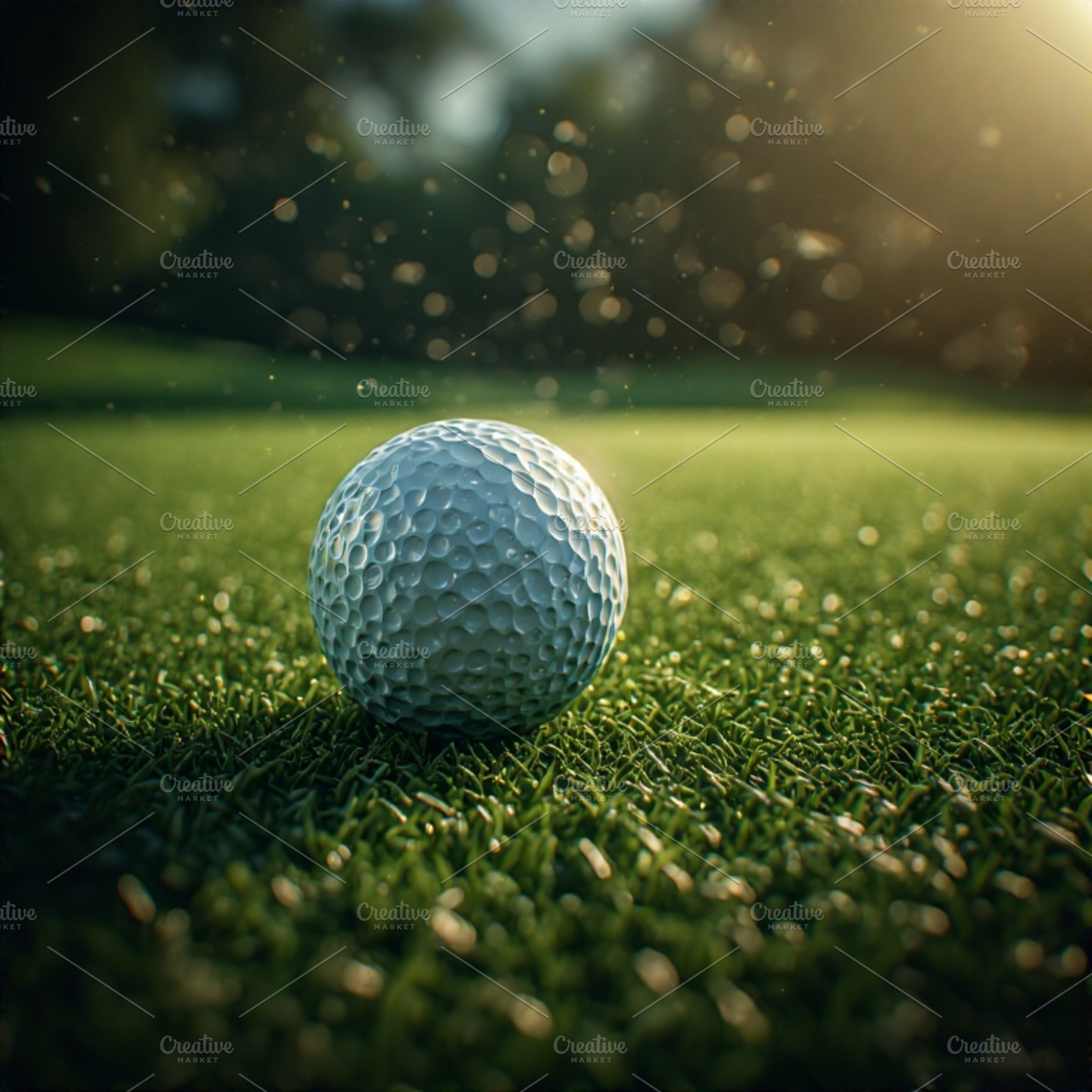 Golf ball stock image, a Photo by ComfortQ