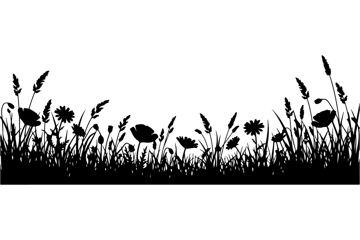 Wildflower Meadow Silhouette, an Object Graphic by Creativeshirt (Photo 8 of 20)