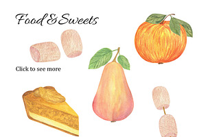 Autumn/Fall Clipart Elements