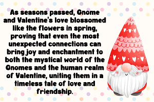 Valentine Gnome - Handwritten