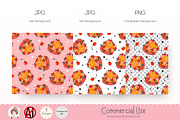Kawaii Halloween Cake Seamless Patte, a Pattern Graphic by Chonnieartwork (Thumbnail 3 of 5)