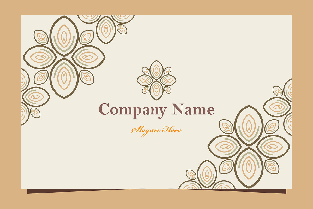 Natural Floral Business card, a Marketing Template by sekitarief (Photo 2 of 3)