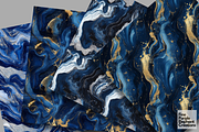 Blue Marble Texture Granite Stone, a Pattern Graphic by Fine Purple Elephant (Thumbnail 3 of 5)