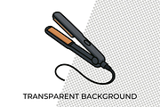 Hair Salon PNG Hairstylist Clipart, a Healthcare Illustration by QM_ART (Thumbnail 4 of 7)
