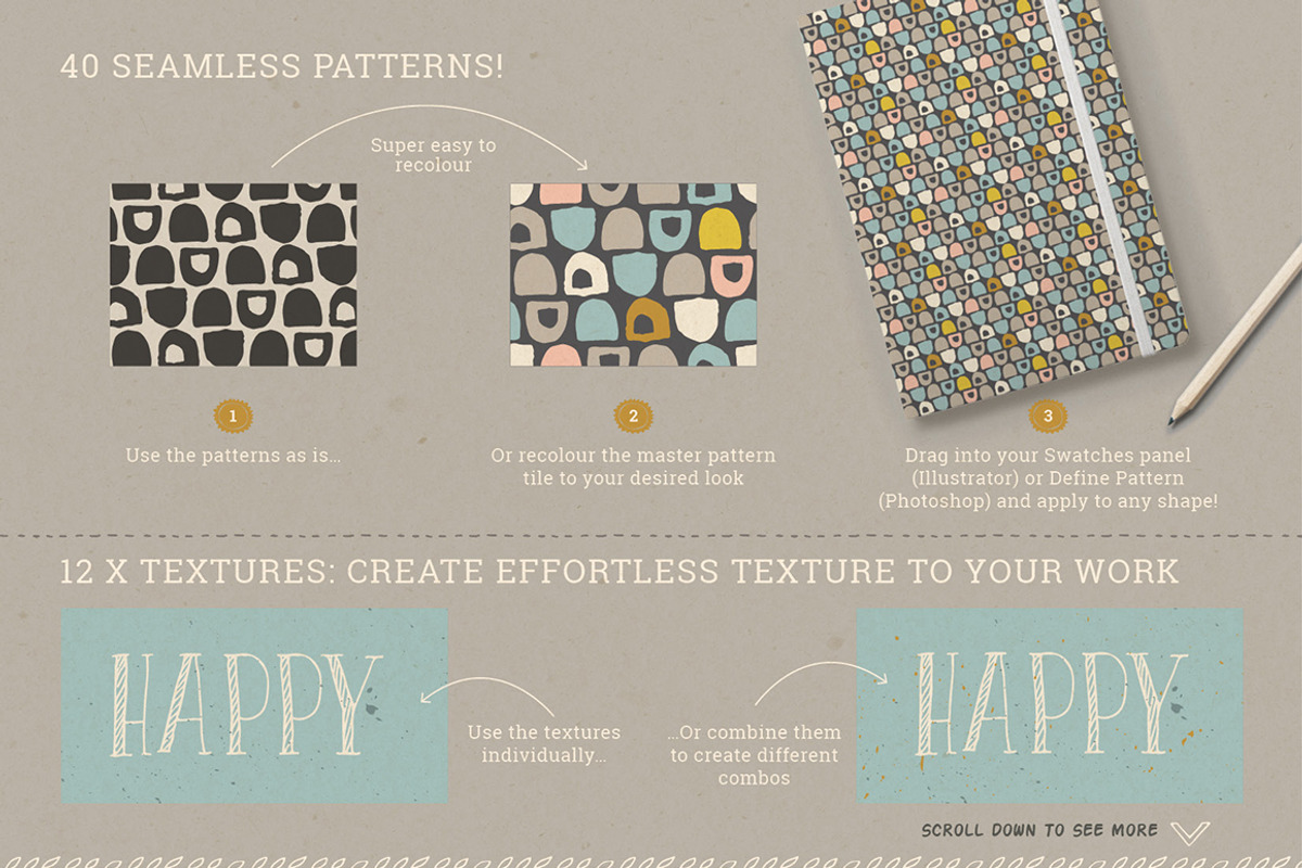 Sketched! Hand drawn graphic toolkit, a Decorative Illustration by Lisa Glanz (Photo 6 of 6)