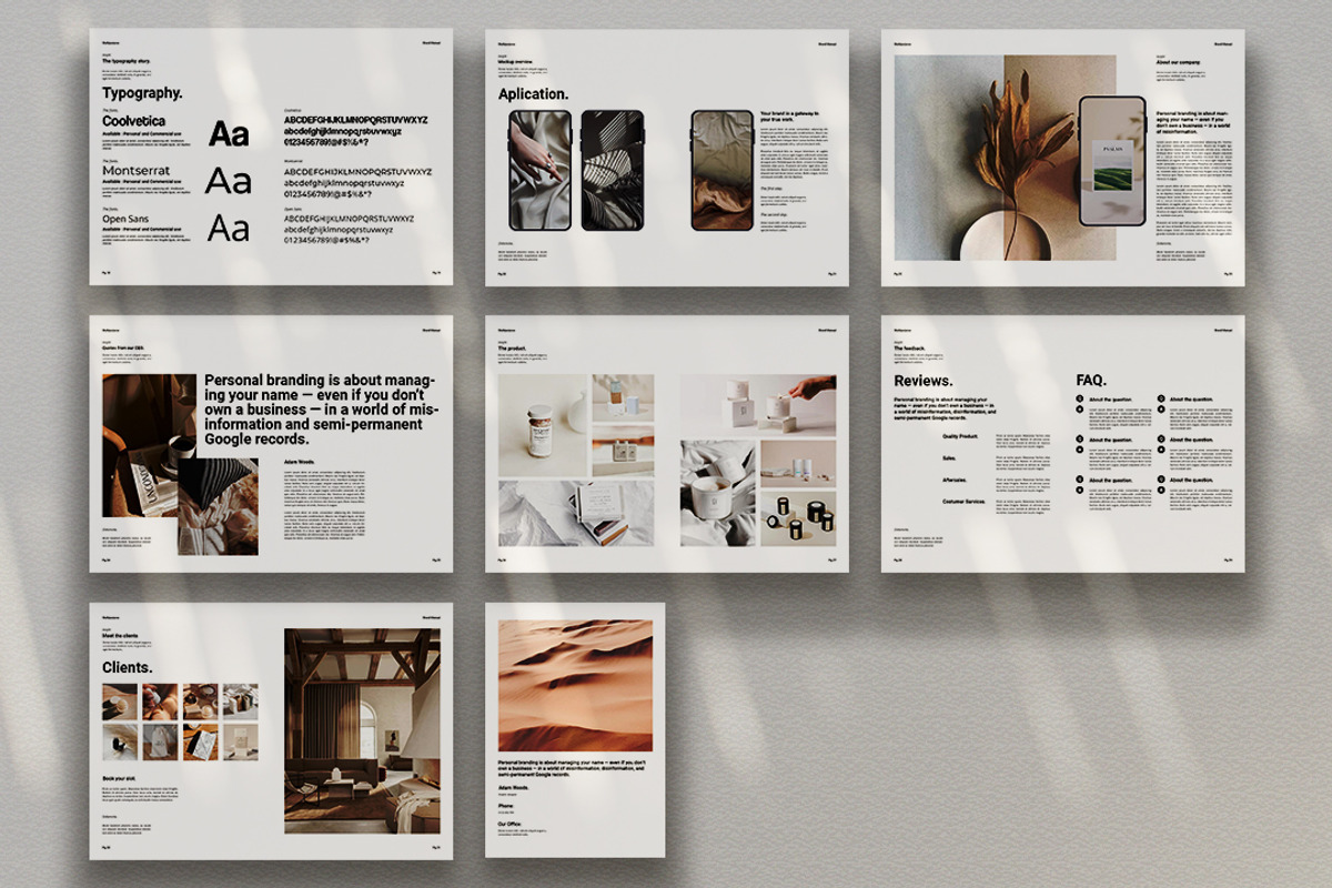 Onyx Brand Manual, a Presentation Template by Analogi Studio (Photo 8 of 9)