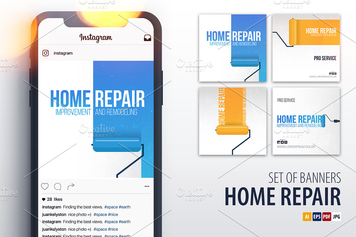 Home Repair, a Social Media Template by Leo Edition (Photo 1 of 4)