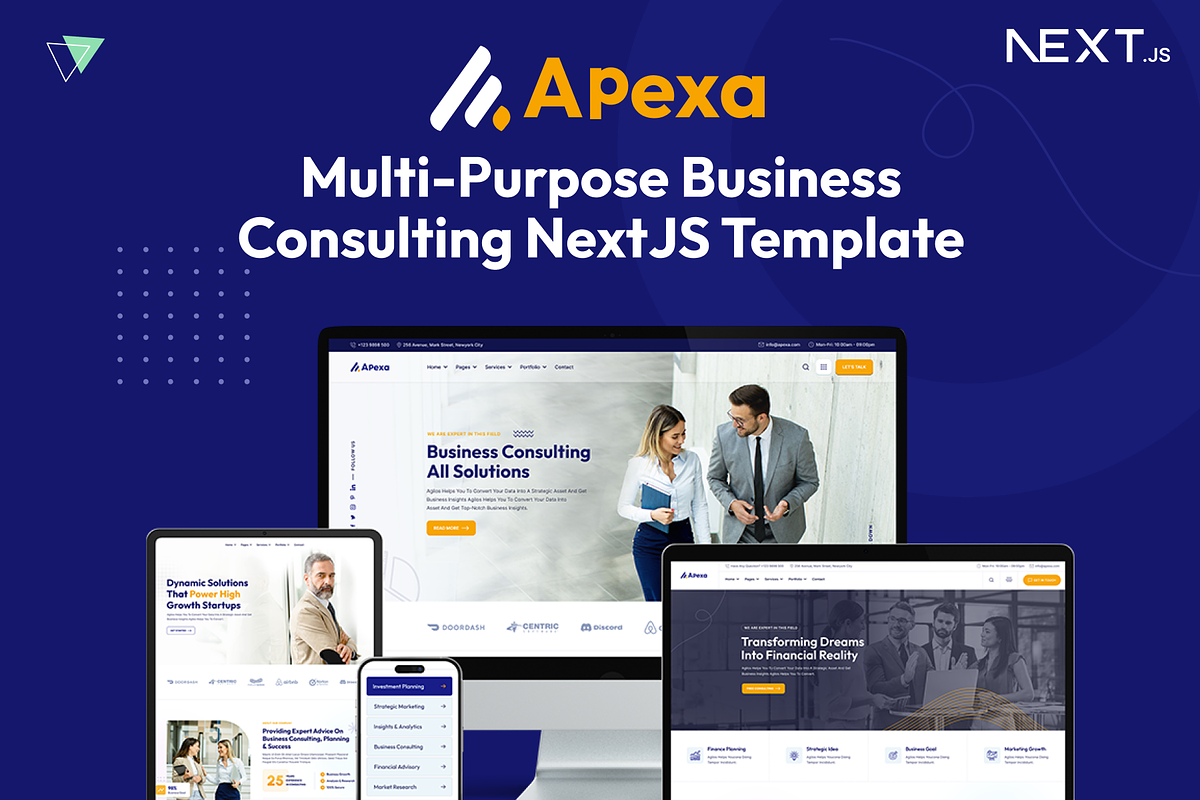 Apexa - Consulting NextJS Template, a React Template by AliThemes (Photo 1 of 2)