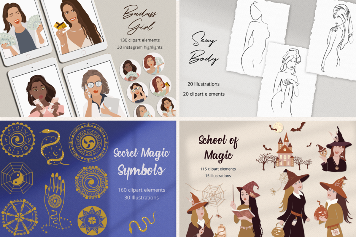 85% off Huge Bundle - Entire Shop, a Person Illustration by Irena Art (Photo 4 of 5)
