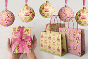 Christmas Toys 12 patterns, a Pattern Graphic by Carpet Tapete Pretzel (Thumbnail 13 of 19)