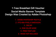 Gift voucher social media banner, a Social Media Template by As Studio (Thumbnail 3 of 3)