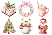 Sweet Christmas Clipart Bundle, an Illustration by Daily.Designs (Thumbnail 6 of 6)