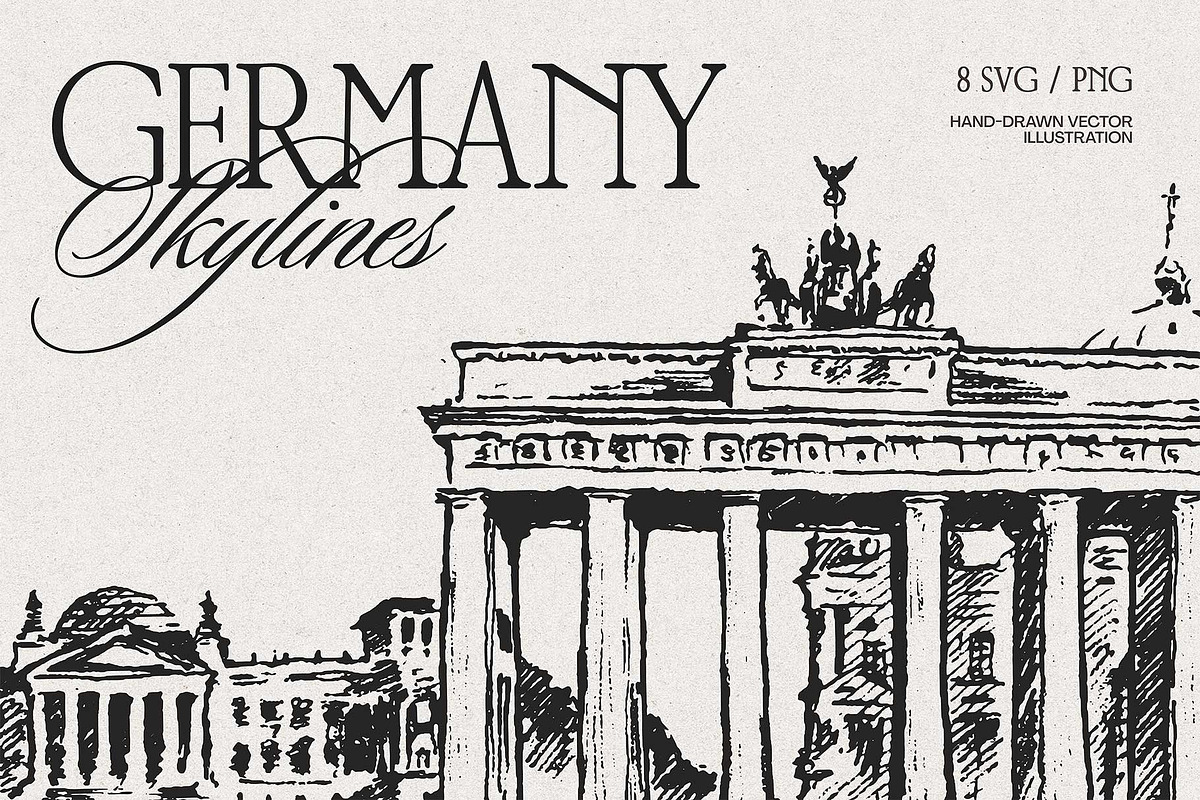 Germany Skylines, a Work Illustration by TheMountBirdStudio (Photo 1 of 7)