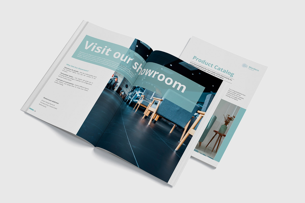 Furniture Product Catalogue Canva, a Brochure Template by TheBrightGrap (Photo 8 of 10)