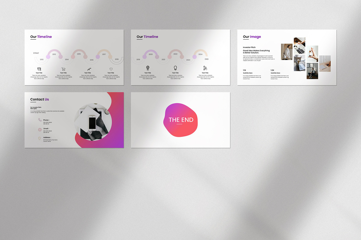 Investor Pitch Deck Presentation, a Presentation Template by CreativexGenius (Photo 10 of 10)