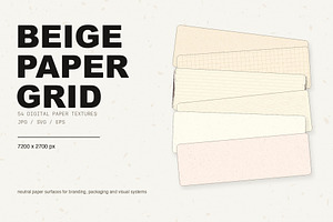 Beige Paper Textures. Vector kit