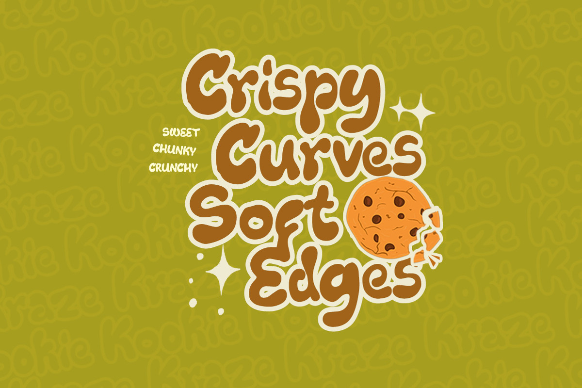 Kookie Kraze - Playful Display Font, a Handwritten Font by Littlehand (Photo 2 of 10)