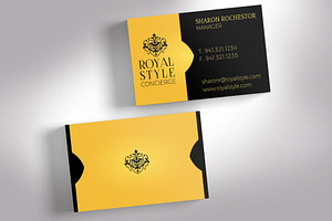 Concierge Business Card Canva