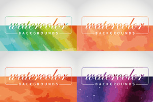 12 Watercolor Textures