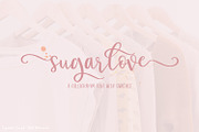 Sugarlove Script, a Script Font by Beck McCormick (Thumbnail 1 of 9)