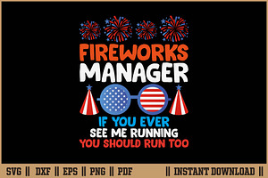 Fireworks Manager If You Ever See, an Illustration by Handy Arts Studio