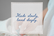 Tenuelle Hand-Stitched Script Font, a Script Font by gafaroff studio (Thumbnail 7 of 10)