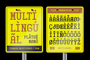 Platde - Vintage Mono Slab Font, a Sans Serif Font by Drizy (Thumbnail 5 of 10)