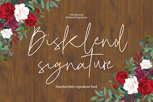 Bisklend - Pencil Signature