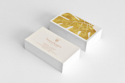 Stylish Gold Minimal Business Card, a Business Card Template by GraphicsEgg (Thumbnail 1 of 5)