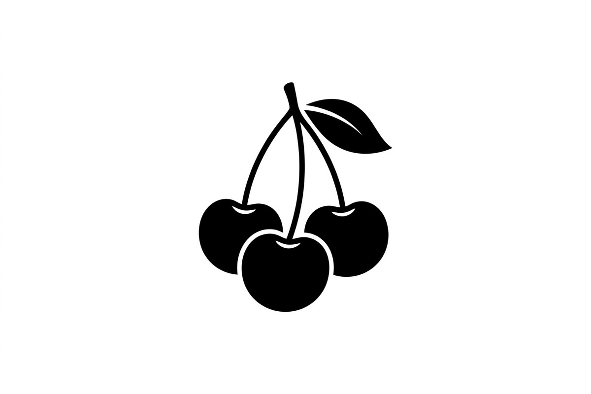 Cherry Branch Silhouette Set, an Object Graphic by Designs_River (Photo 2 of 3)