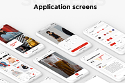 E-Commerce Mobile Application, an UI Kit Template by The G! Design (Thumbnail 4 of 5)