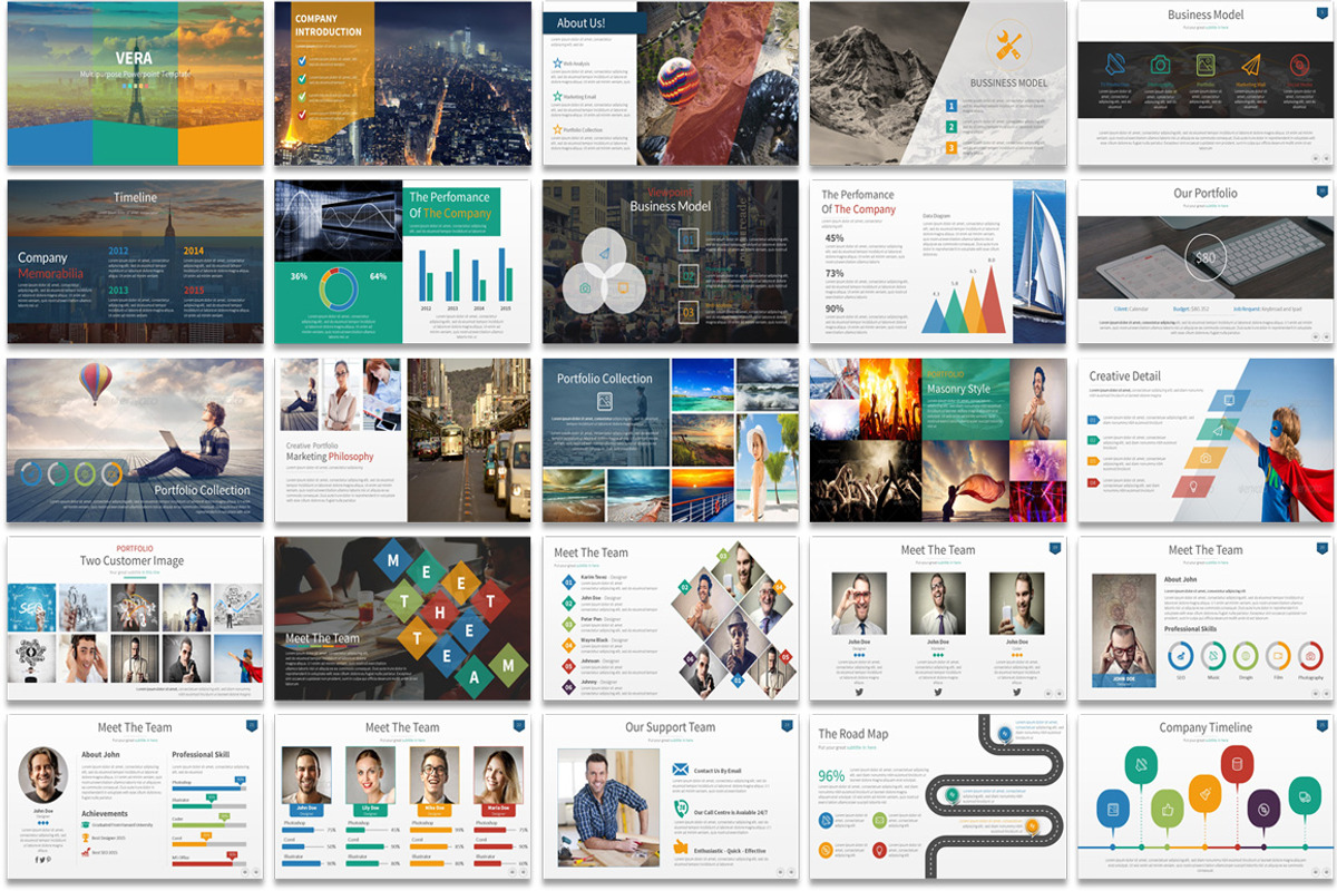 Vera - Powerpoint Template, a Presentation Template by GraStudios (Photo 2 of 5)