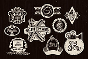 Cinema Hand-drawn Retro Clip-art, a Decorative Illustration by Adiemus (Thumbnail 2 of 6)