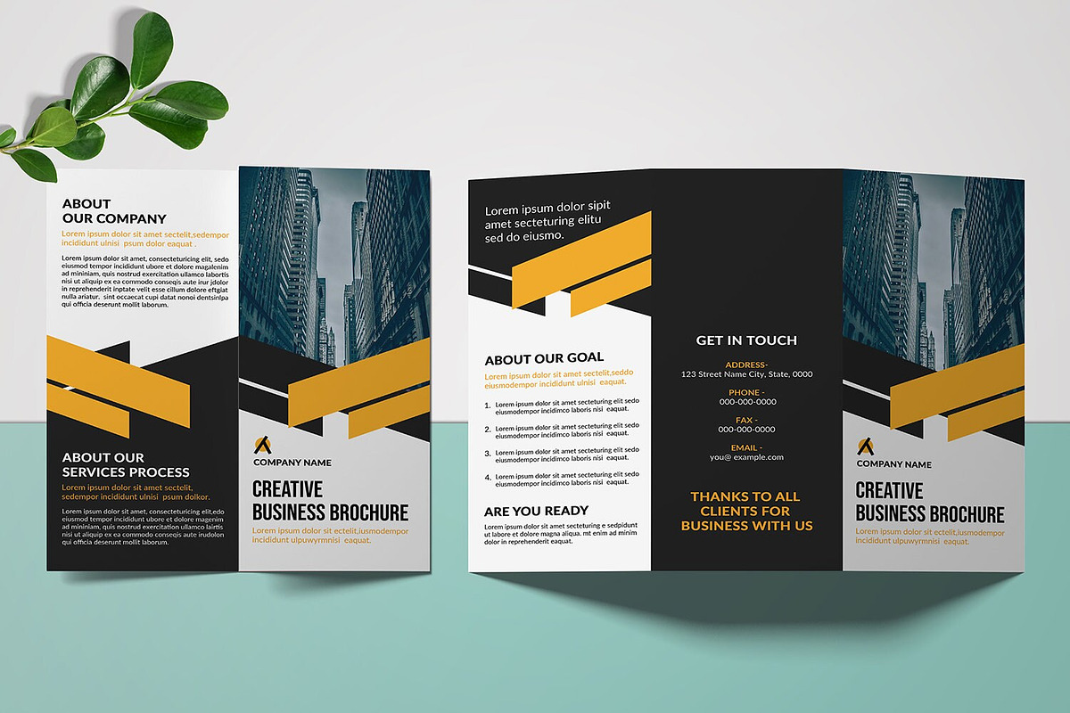 Business Trifold Brochure Template, a Brochure Template by Template Shop (Photo 3 of 4)
