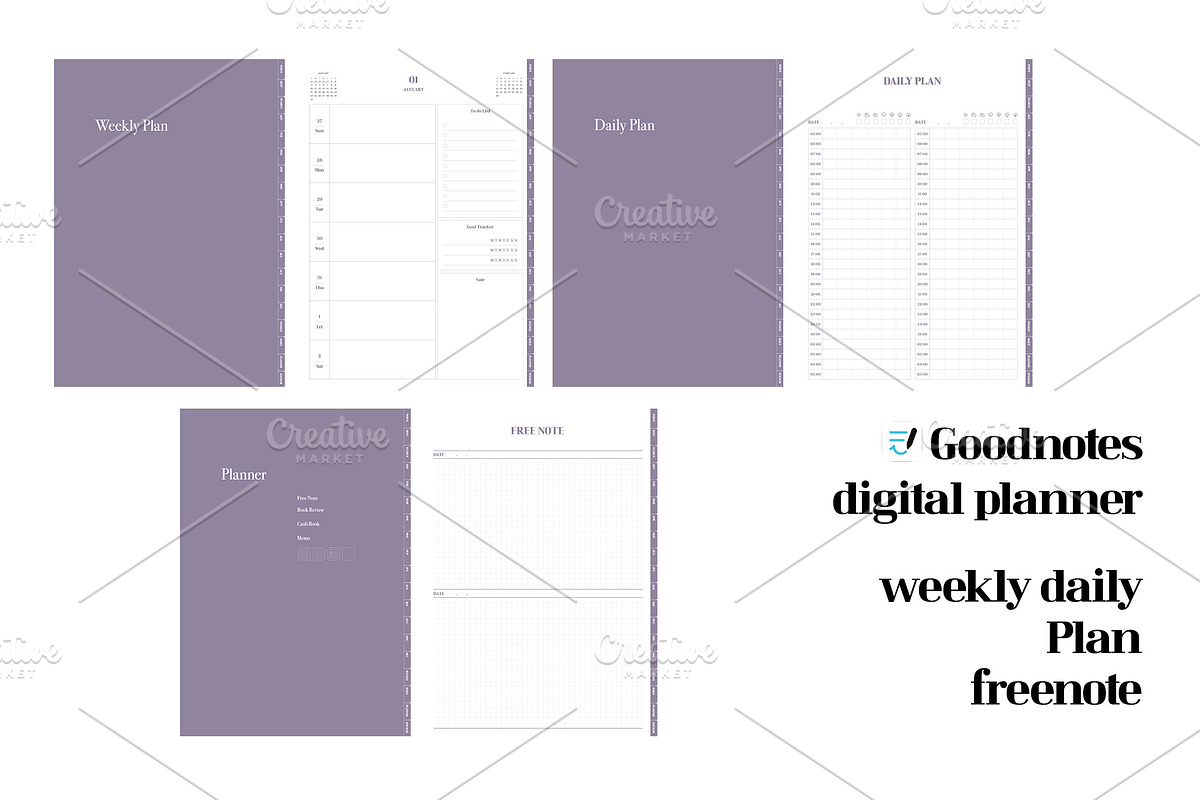 2027 Digital planner diary, a Stationery Template by dott (Photo 6 of 7)