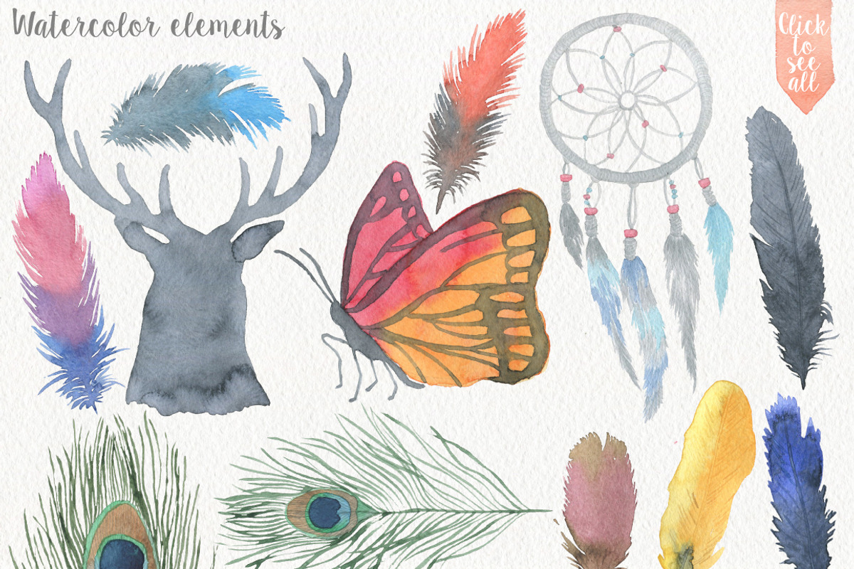 Wild Watercolor DIY, an Animal Illustration by Julia Dreams