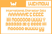Smiling Wave font, a Font by weknow (Thumbnail 8 of 8)